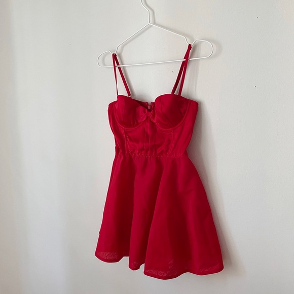 Victoria’s Secret Red Bustier Dress - Picture 4 of 10